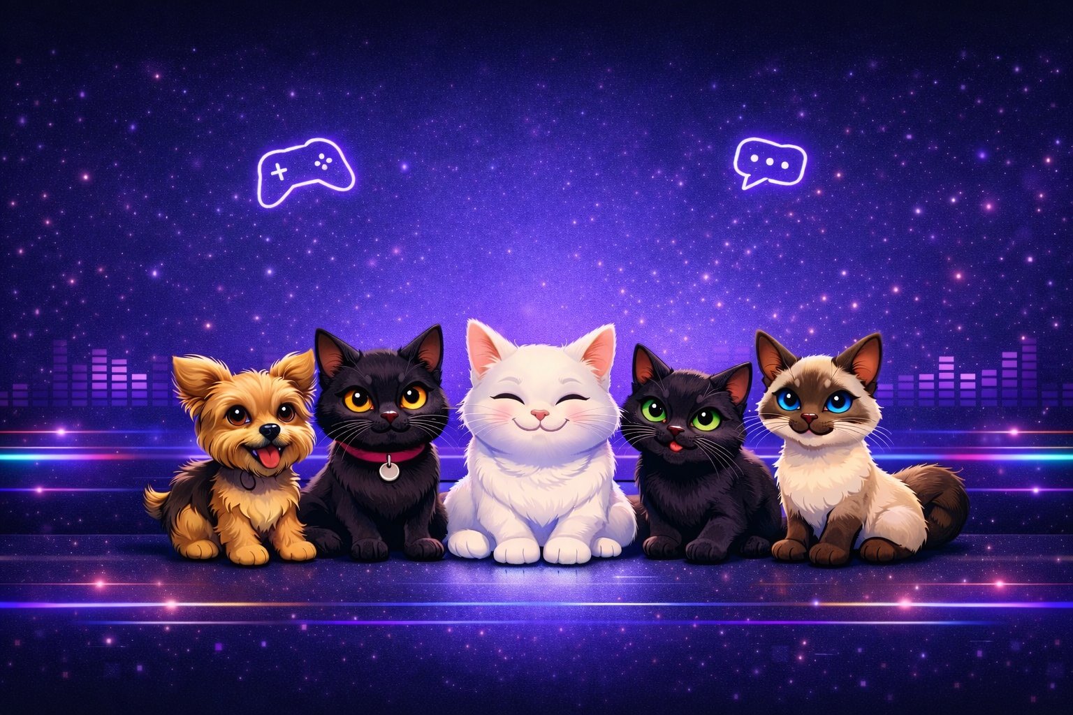 MrJuliusC con su equipo de mascotas — streamer Fortnite Zero Build